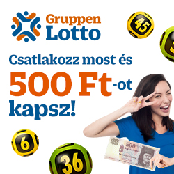 GruppenLotto-500Ft a tiéd azonnal